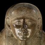 Sarcophage de Tentapi, détail du visage
