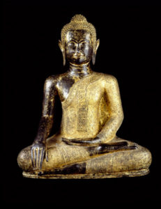 Bouddha doré, photographe Georges Poncet